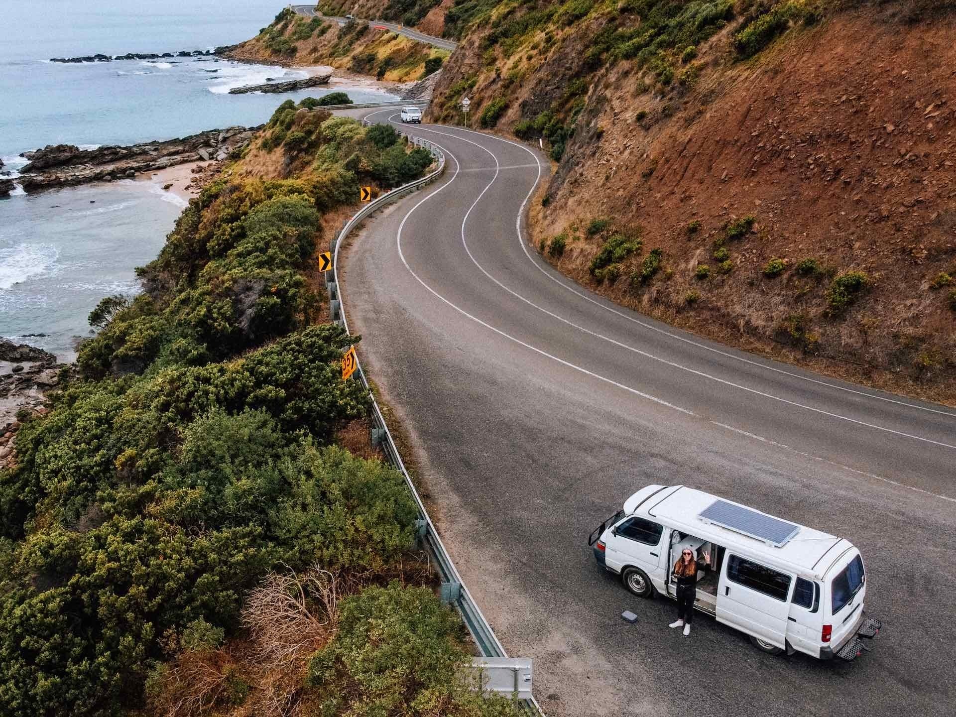 Great ocean road, What I’ve Learnt From 6 Months of Full Time #Vanlife, shot by Elisha Donkin, outback, australia, road trip, lap, van, vanlife