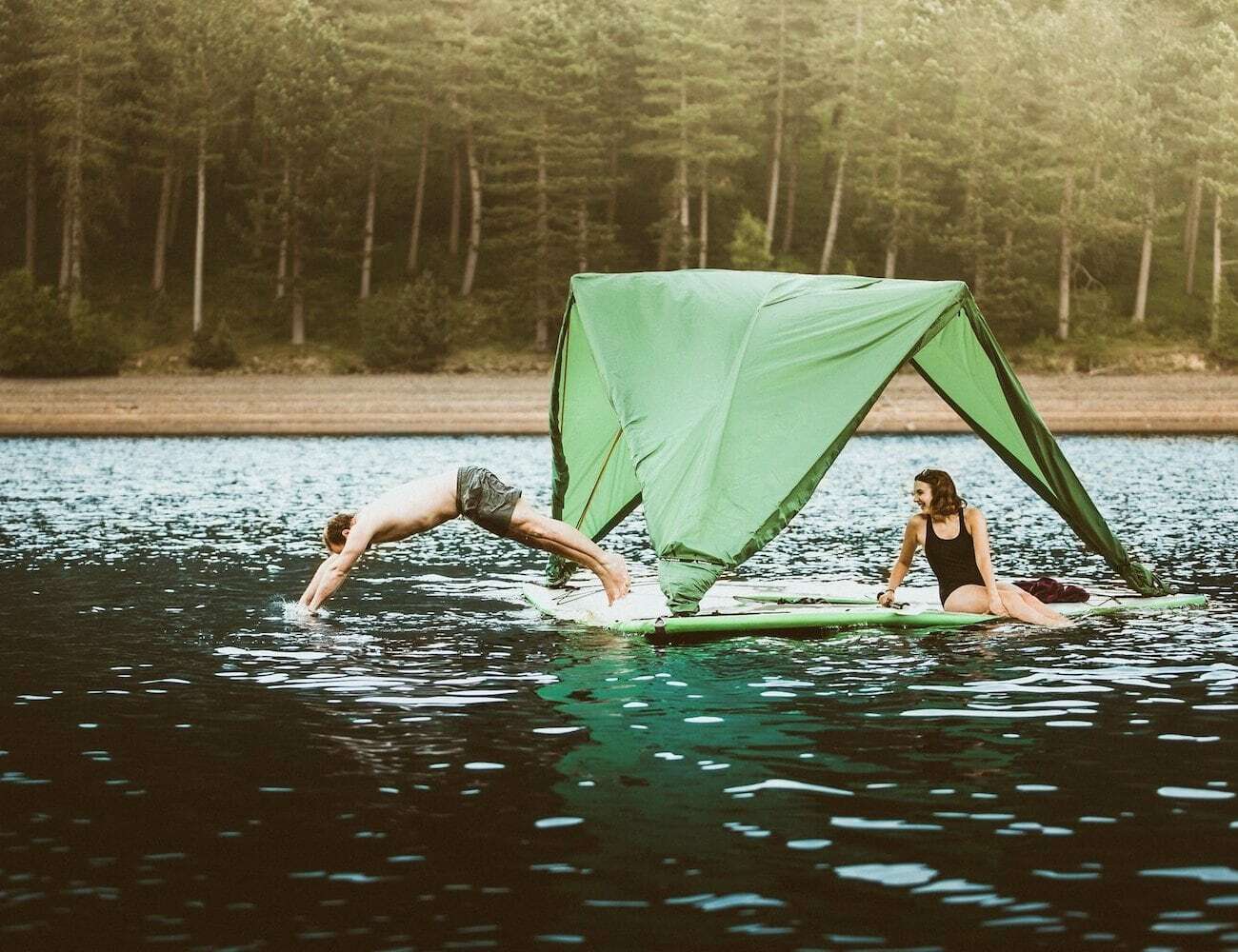Tensile Universe 4-season floating family hammock tent