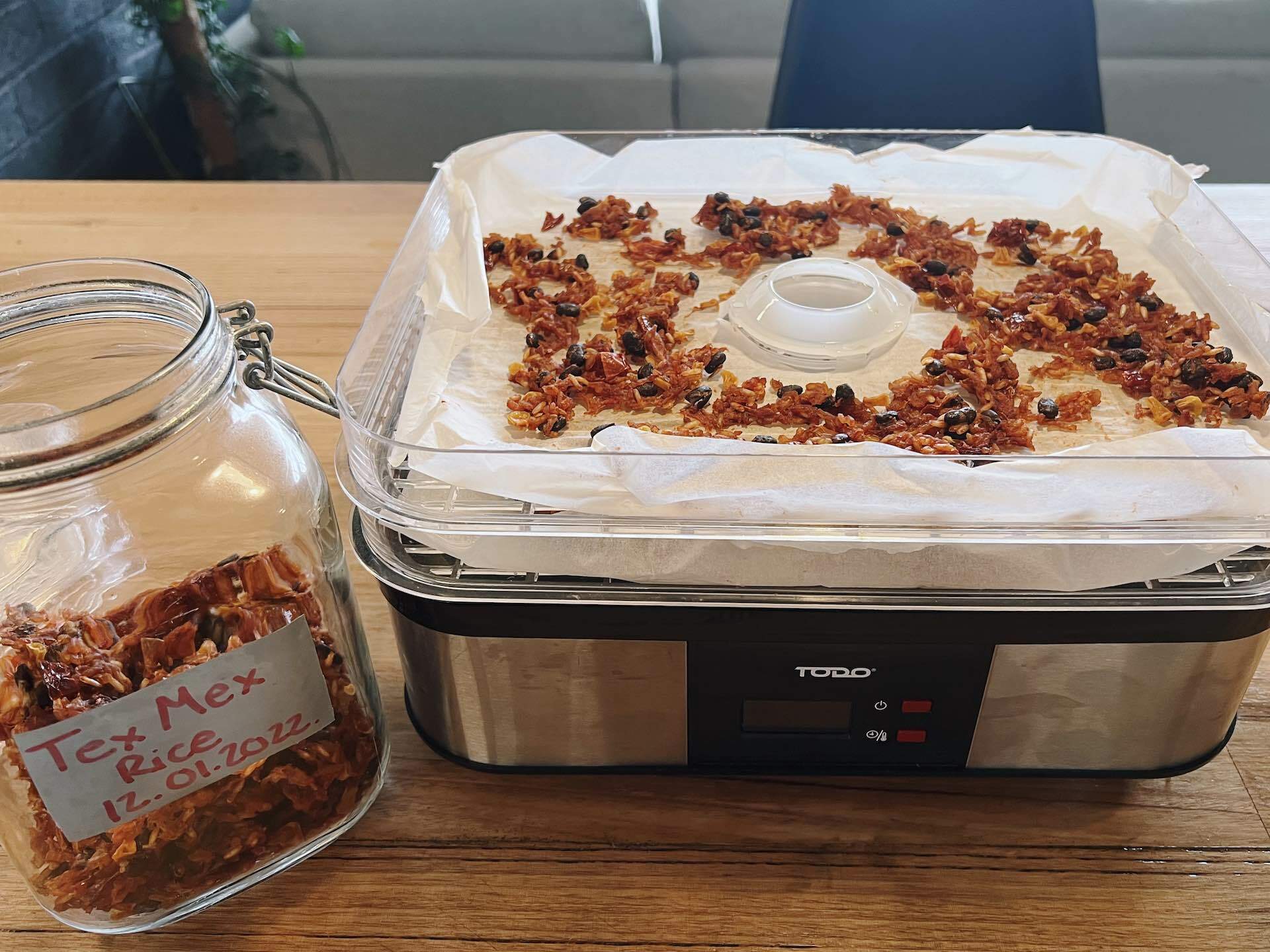 How To Make Dehydrated Tex-Mex Rice, Kate Donald - Tex Mex, Camp Kitchen, Mexican, food, hiking meals, dehydrated