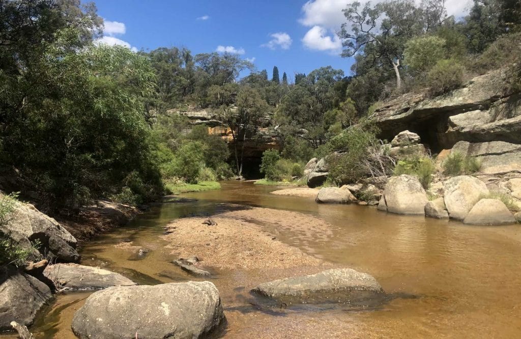 A Trip to The Drip for a Dip near Mudgee, Steph Lentz - gorge, mudgee, the drip, wild swimming, cliff