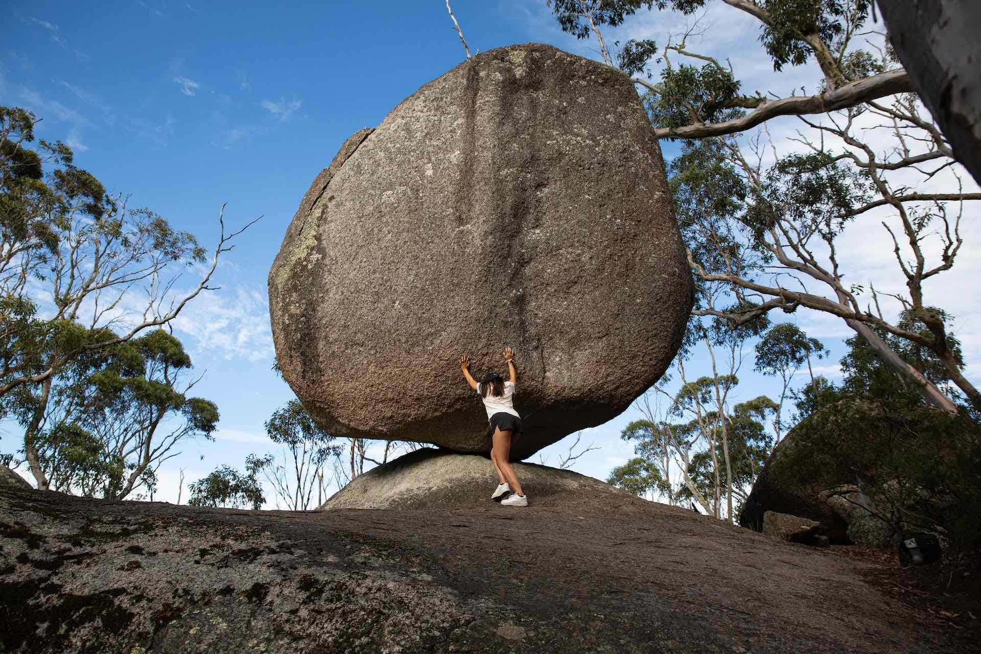 Visit Granite Skywalk in Australia's South West, Marine Tan - Boulders, Granite Skywalk, Porongurup National Park, ladders