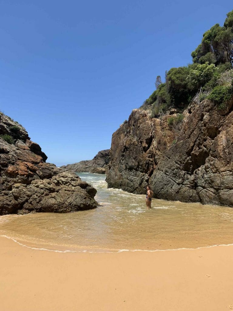 Find Room to Breathe at Wallagoot Gap, Steph Lentz - Wallagoot Gap, beach, swim