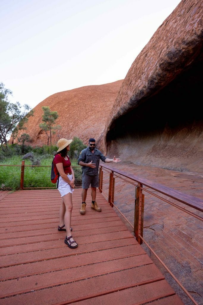 The Red Centre, photo by Renae Saxby, Uluru, Mala Walk, park ranger, cave, hike, guide
