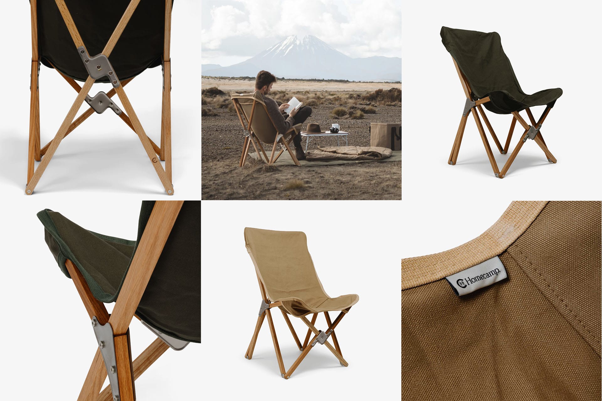 Homecamp Fenby Chair - Desert Khaki