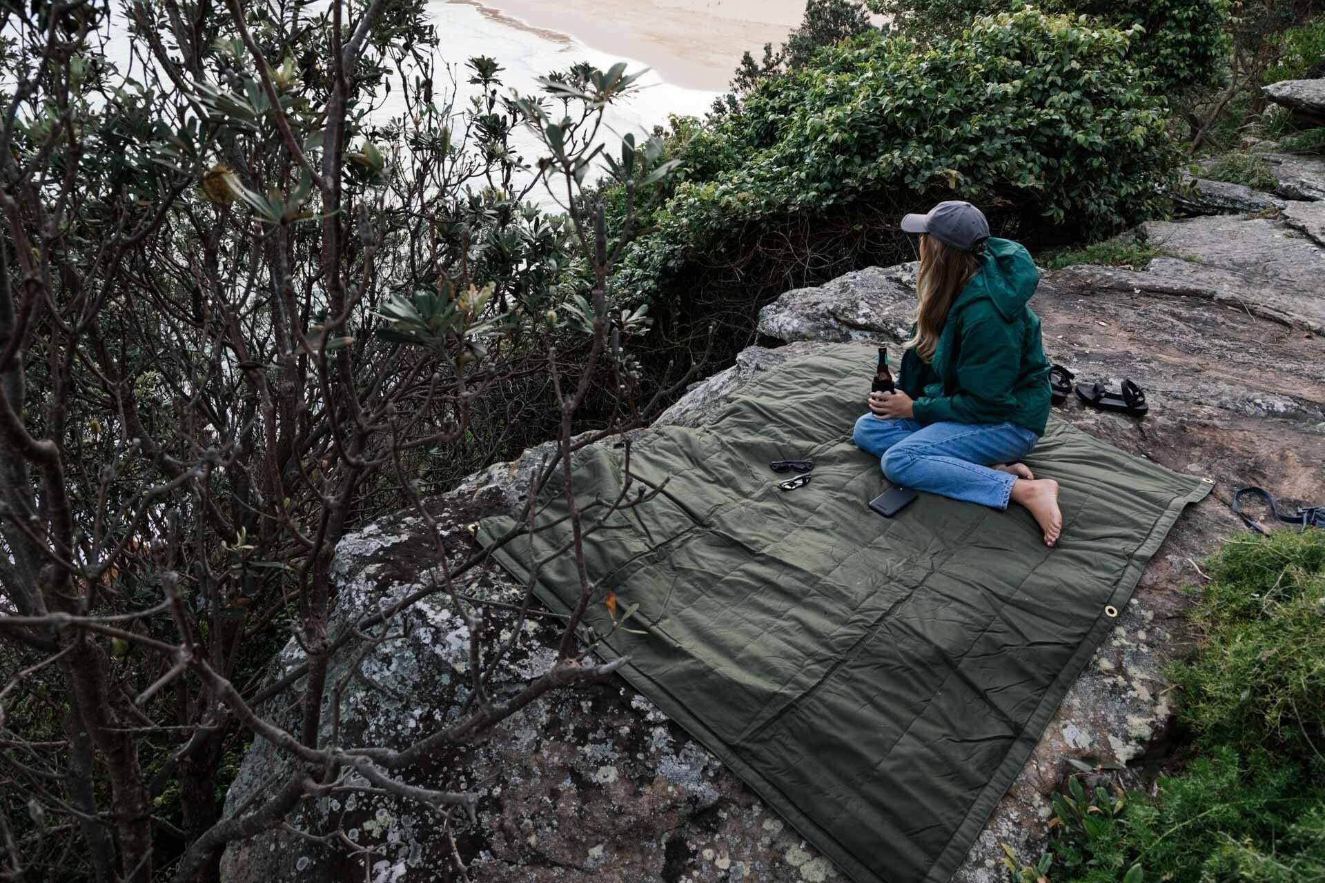 Homecamp Camp Rug – Review, @mattwisemanmedia, cliff, sunset, picnic