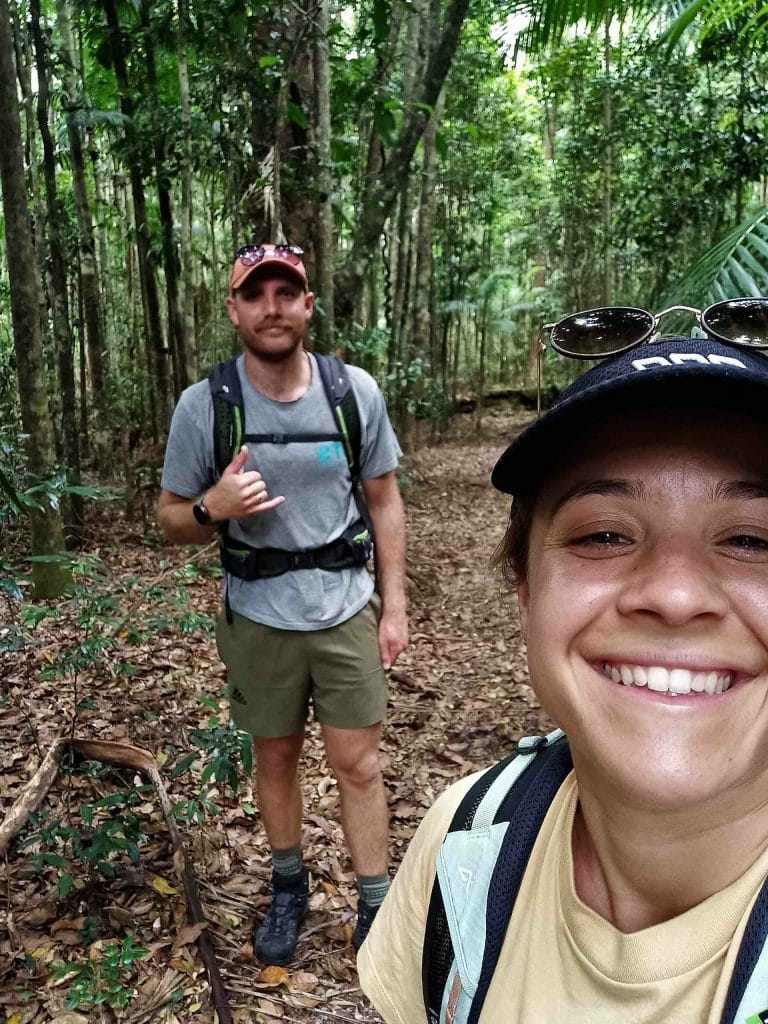 Rainbow Beach to Freshwater Camp Loop – An Overnight Hike in Great Sandy National Park, rainforest, people, hikeLauren Chuter