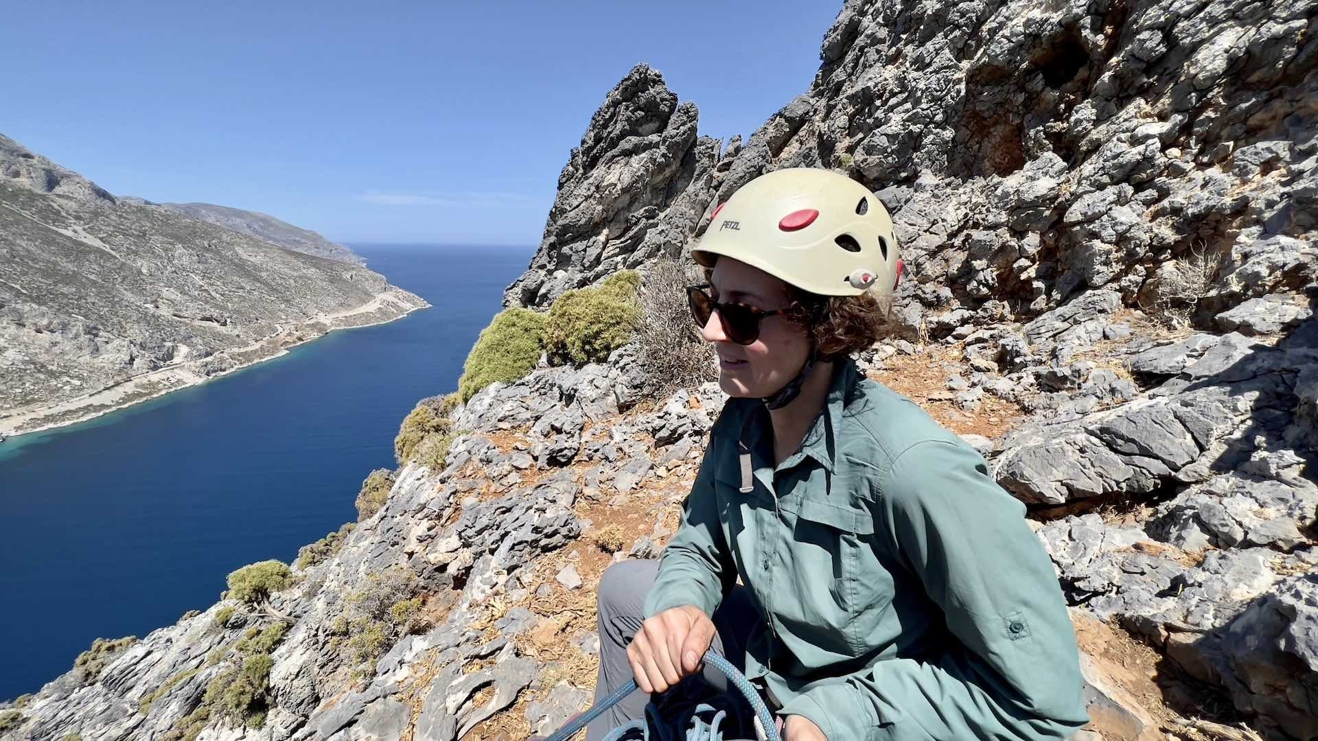 Kalymnos – A Climbing Haven in the Greek Isles, Wendy Bruere, greece, person, climbing