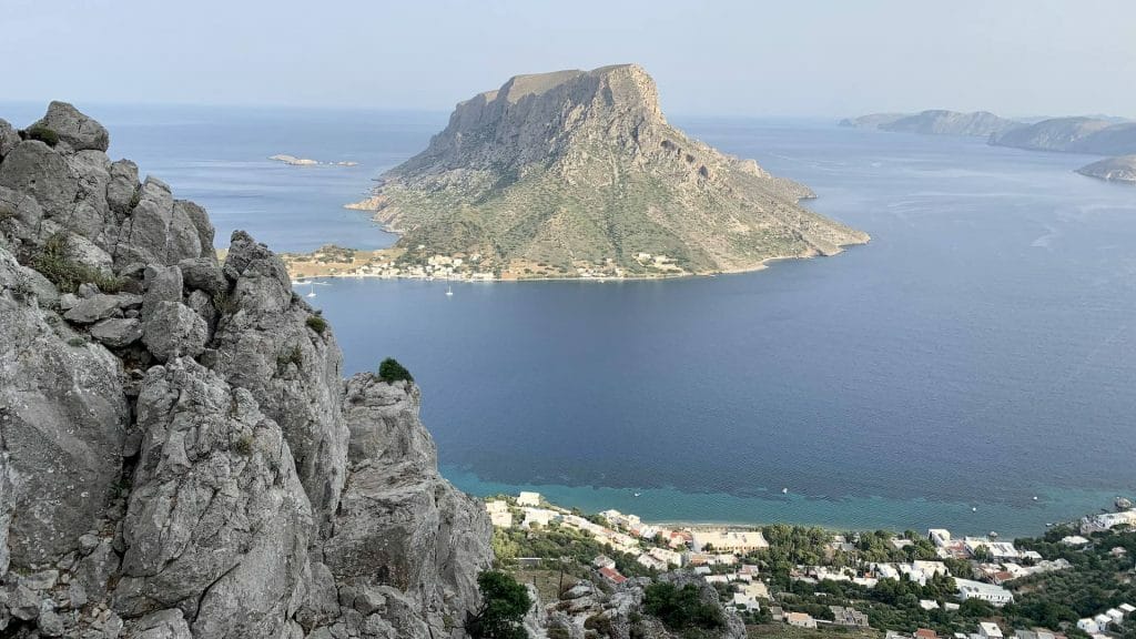 Kalymnos – A Climbing Haven in the Greek Isles, Wendy Bruere, person, climbing, cliff, greece