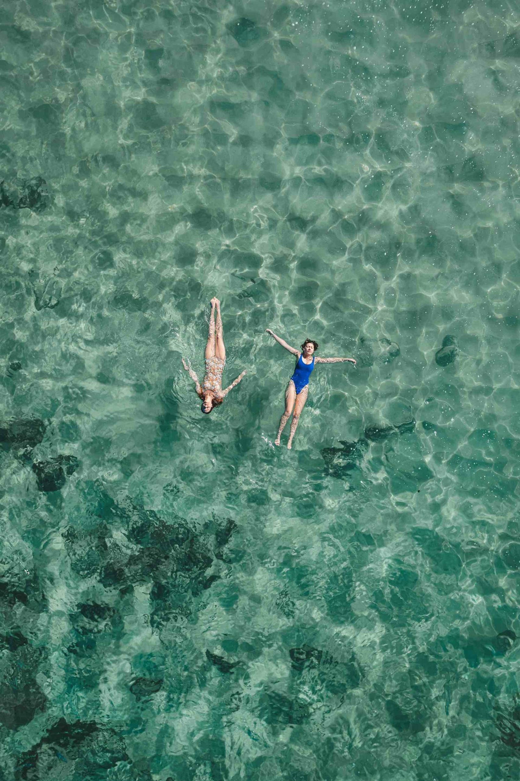 I Went Wild Swimming Every Single Day For a Year – Here’s What I Learned, sophie turner, swim, from above, clear water