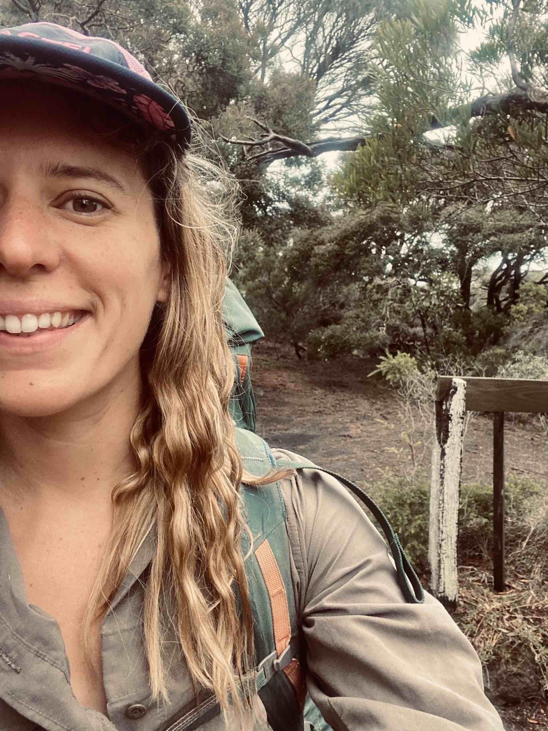 A 3 Day Snippet of The Great South West Walk on Gunditjmara Country, Emily Scott, person, selfie
