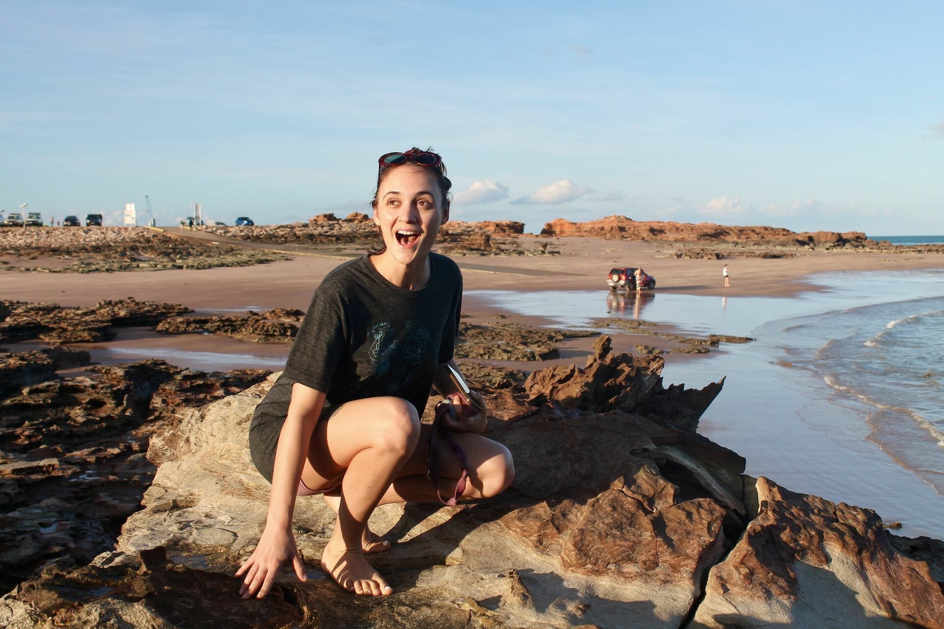 Finding Adventures in Broome – It’s More Than a Base for Kimberley Adventures, Tom Bevan, person, rockpool, beach