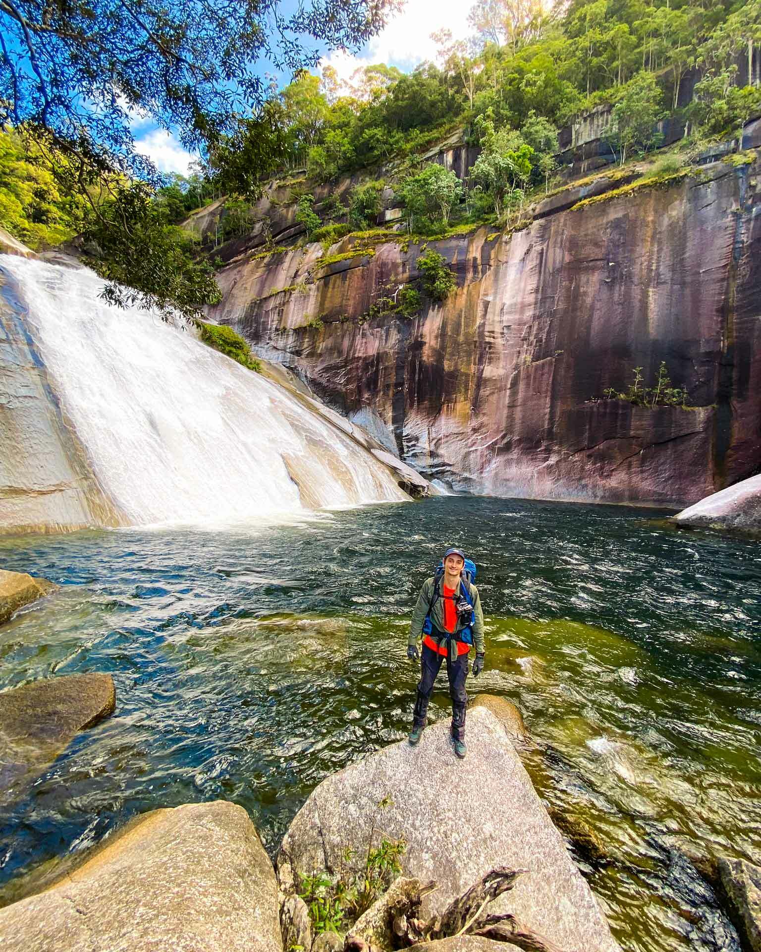 A Never-Before Photographed Waterfall in the Daintree and the Mission To Get There, Reuben Nutt, Tropical North Queensland, Daintree, waterfall, swimming hole, hiker