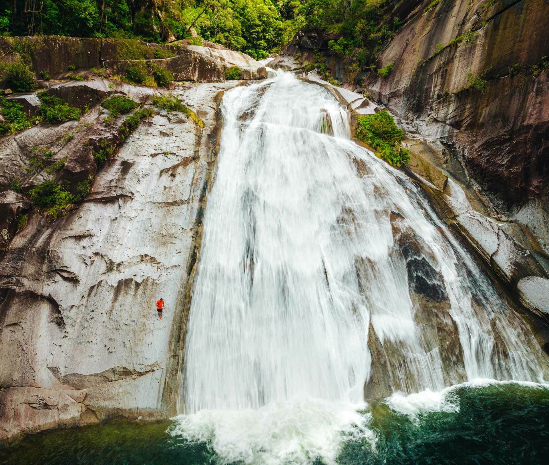A Never-Before Photographed Waterfall in the Daintree and the Mission To Get There, Reuben Nutt, Tropical North Queensland, Daintree, waterfall, swimming hole, close up