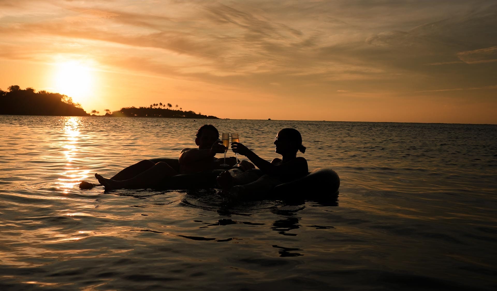 Fiji Yasawa Island Sunset Tubing