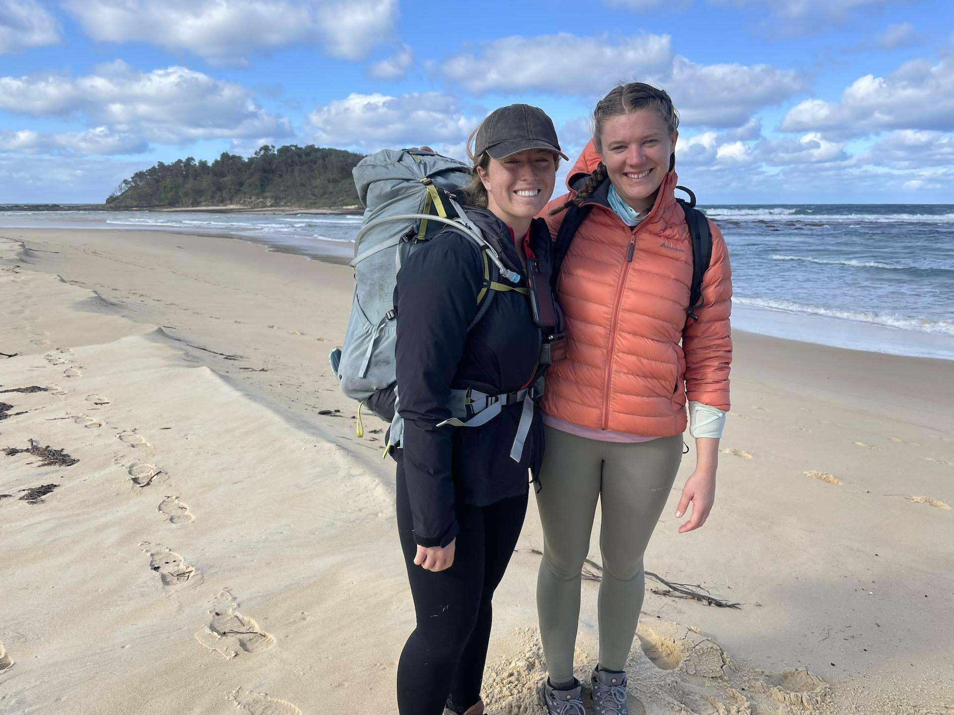 This Woman is Walking The Length of Australia’s East Coast – So We Joined Her For a Day,Eva Davis-Boermans, people, beach, beach hiking
