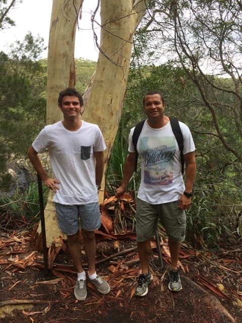 How a DNA Test Helped Me Connect With My Country, Jackson Burke, father, son, bush walk