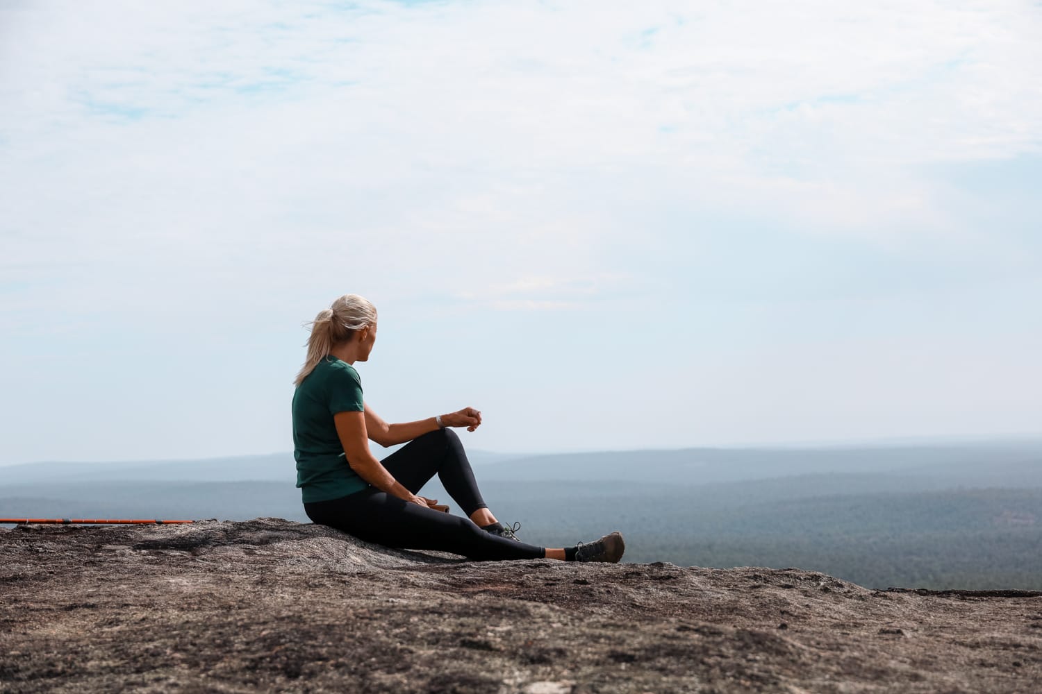Hikes in the Perth Hills, Kate Gibson, hiker, view, bush