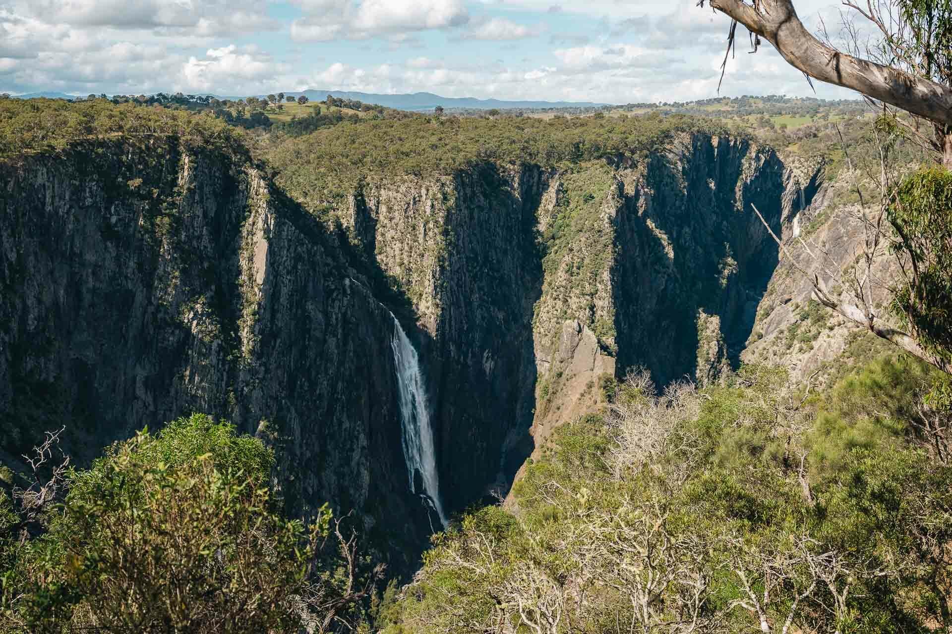 Waterfall Way Dreaming: Important Ways To Engage With Gumbaynggirr, Dhanggati and Anēwan Culture on Your Journey, Tim Ashelford, gorge, waterfall, cliffs