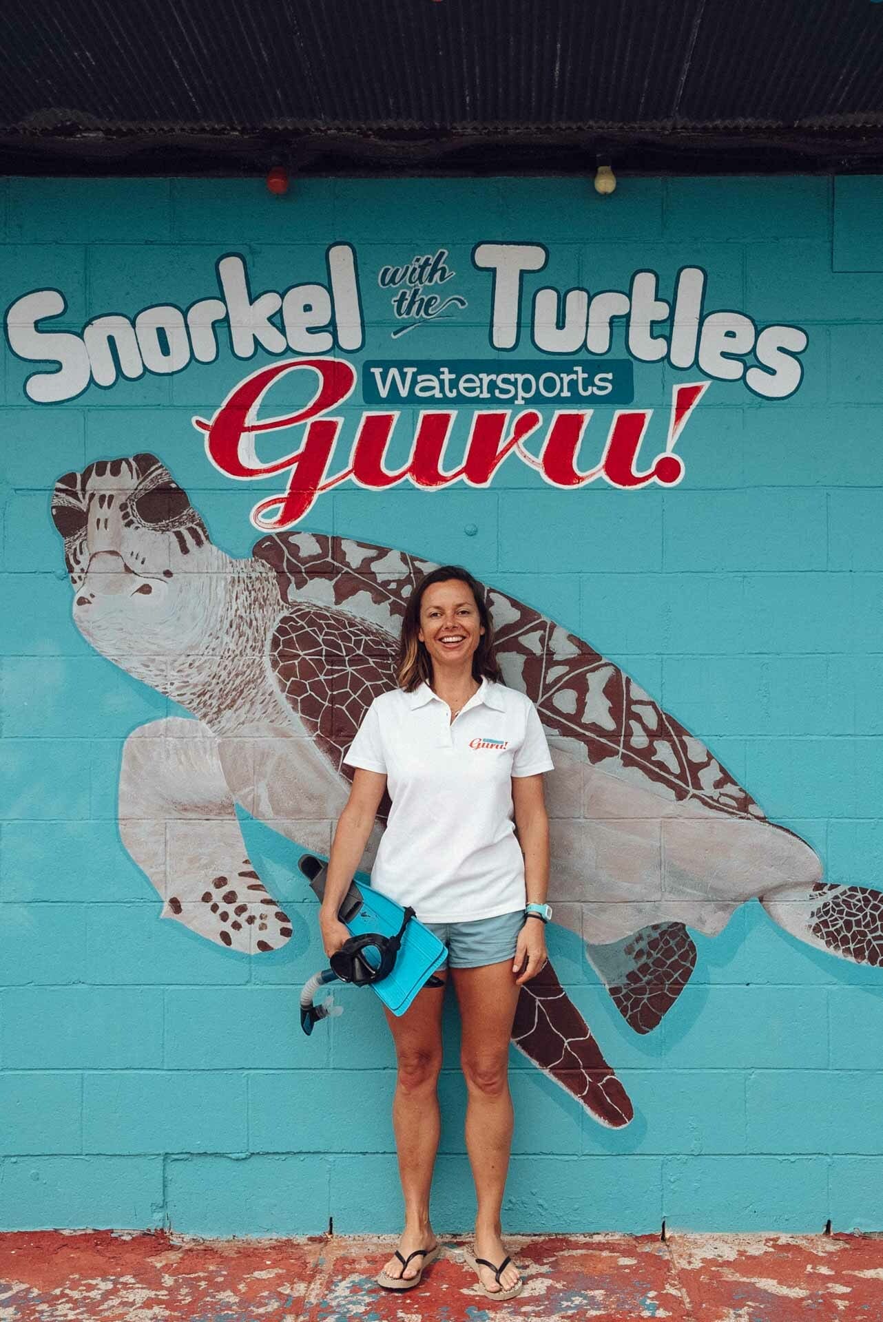 My Backyard: Turtle Swimming and Tipple Tasting on the Tweed,Brooke Nolan, person, turtle art,