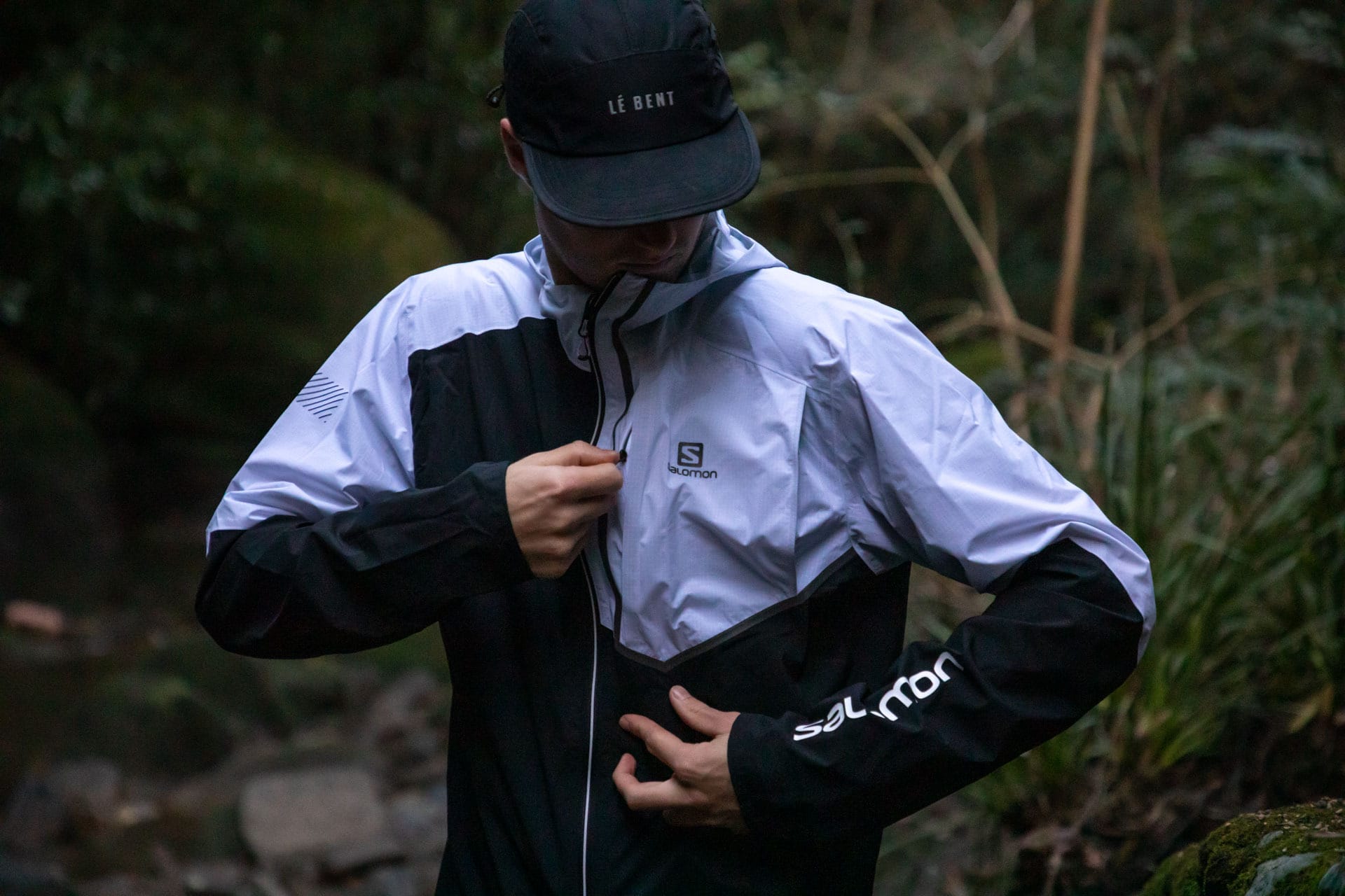 Salomon rain shop jacket running