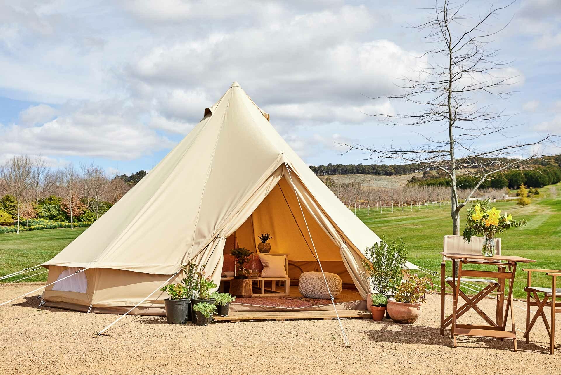 Mayfield Garden WAS-1, glamping tent, oberon