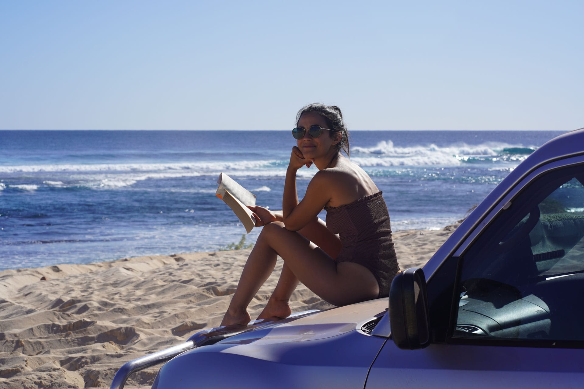 Quobba Coast: A Guide to WA’s Best Surfing Destination for Non-Surfers, Dave Sonntag, person, reading, car, ocean