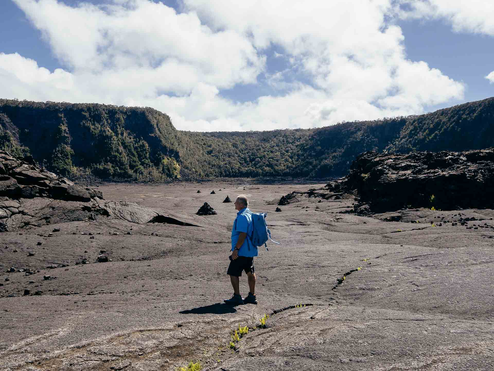 Day 7 - Volcanoes NP, Matt Horspool, tayla gentle, hawaii lava plain