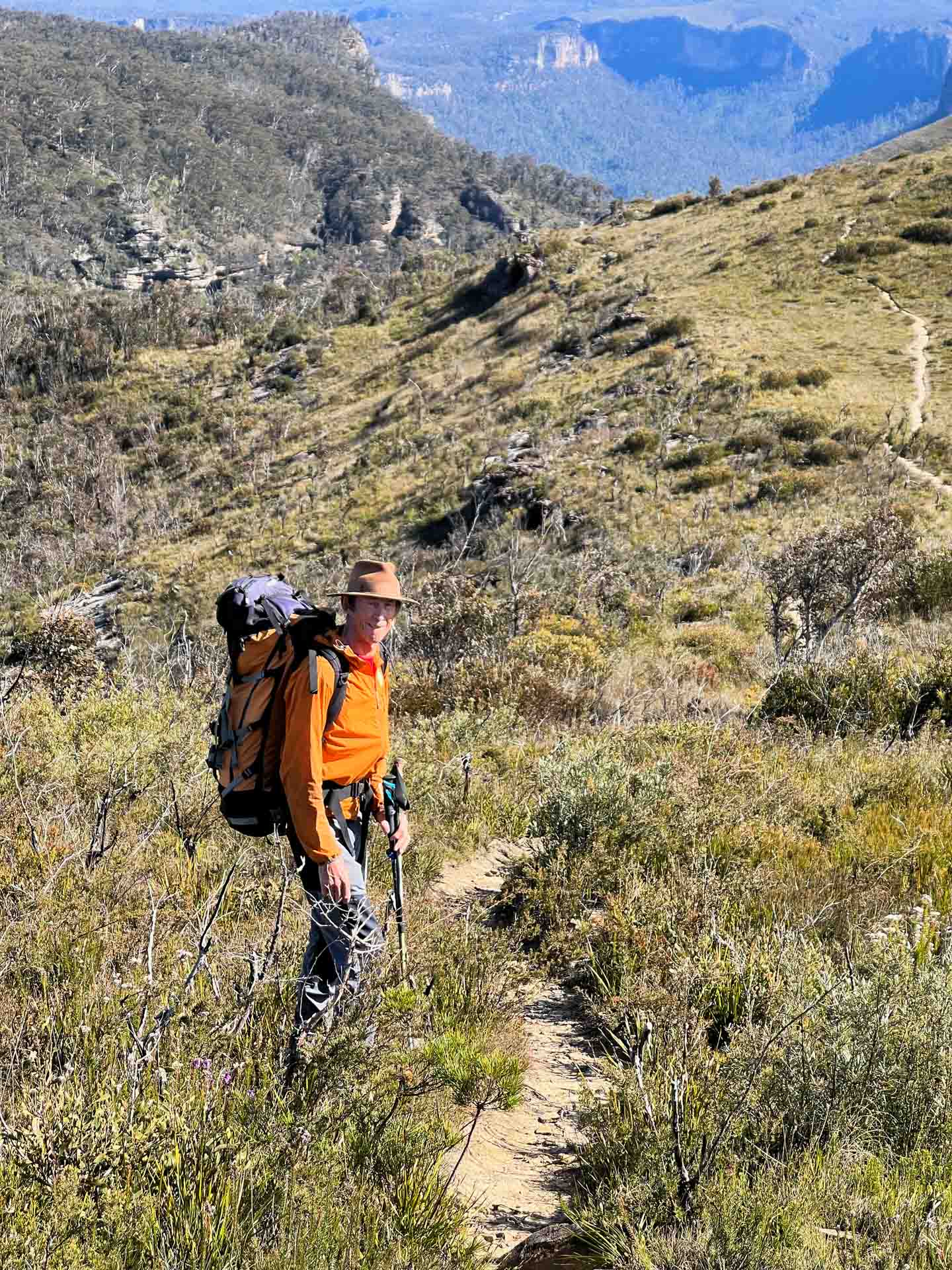 On Walking Tracks in Australia, Tim Macartney-Snape, hiker, bush, track