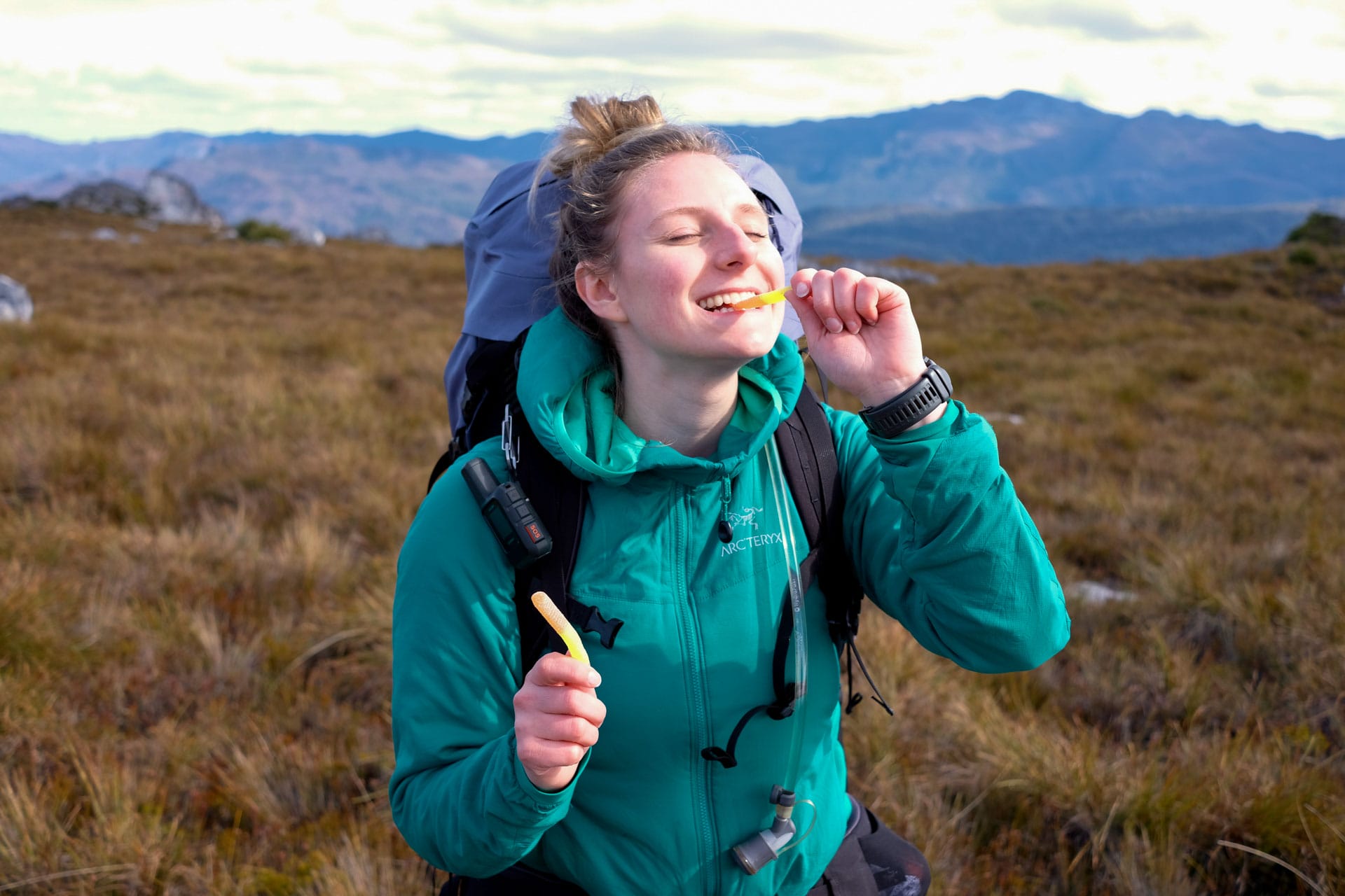 14 Items to Make Your Next Hiking Mission Less of a Drag, Alissa Ward, person, grass, lollies