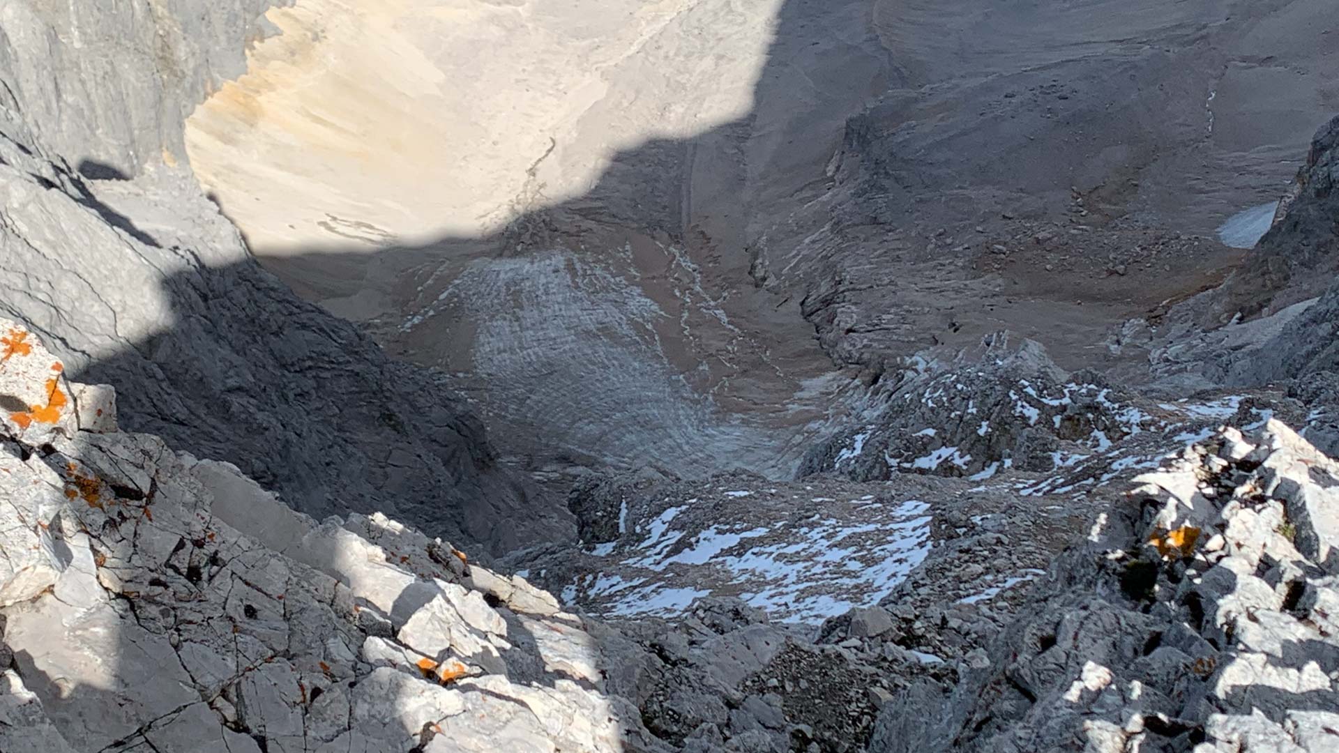 Hiking Above Germany’s Melting Glaciers During Europe’s Record-Breaking Summer, Wendy Bruere, 2022, snowpatch, mountain