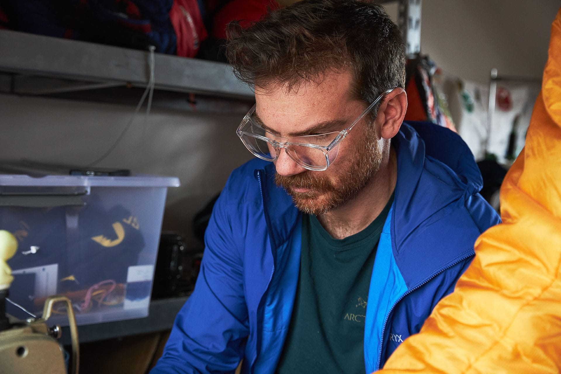 Meet the Man Sewing His Way to Sustainable Gear in Australia, Pat Corden, Evan, terra rosa gear, ultralight, arc'teryx, work, sewing, gear