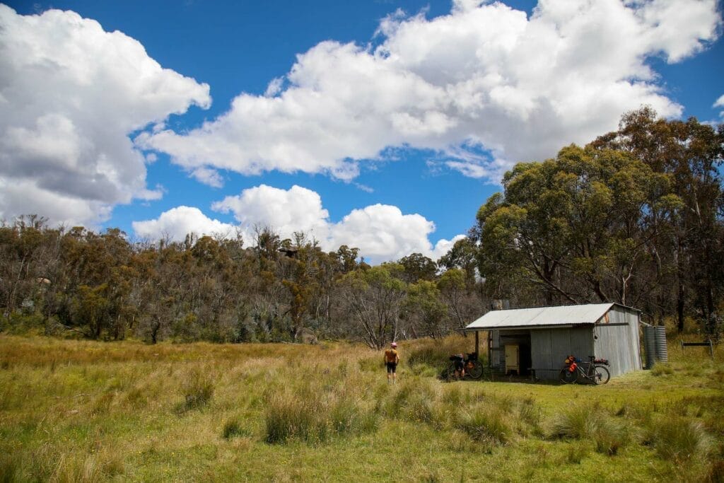 The Boboyan Divide – Canberra’s Best Bikepacking Route, Mattie Gould, Namadgi National Park, hut, bike, ride