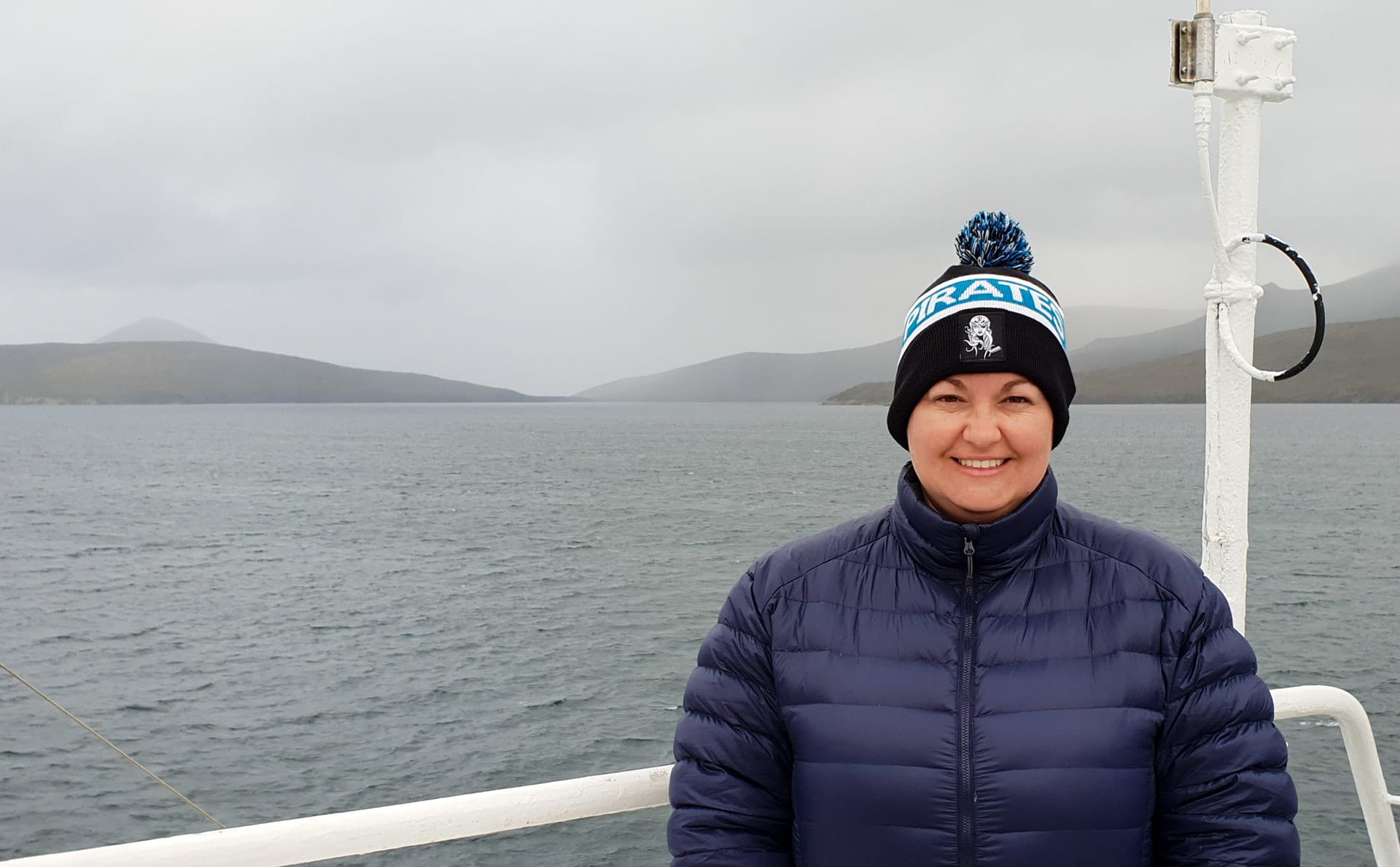 Rediscovering My Wild On The Edge Of The Southern Ocean, Hannah Watts, three penguins on a sub antarctic island, Hannah Watts