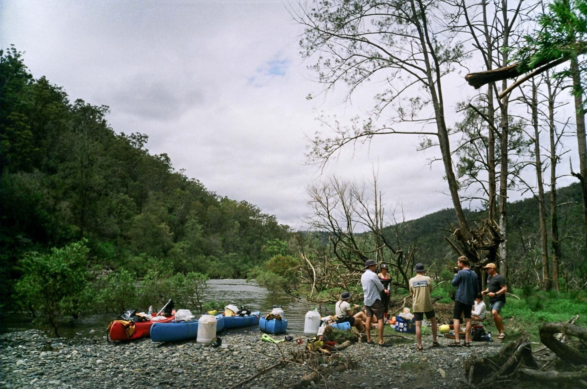 river wild, amy fairall, team photo, canoes