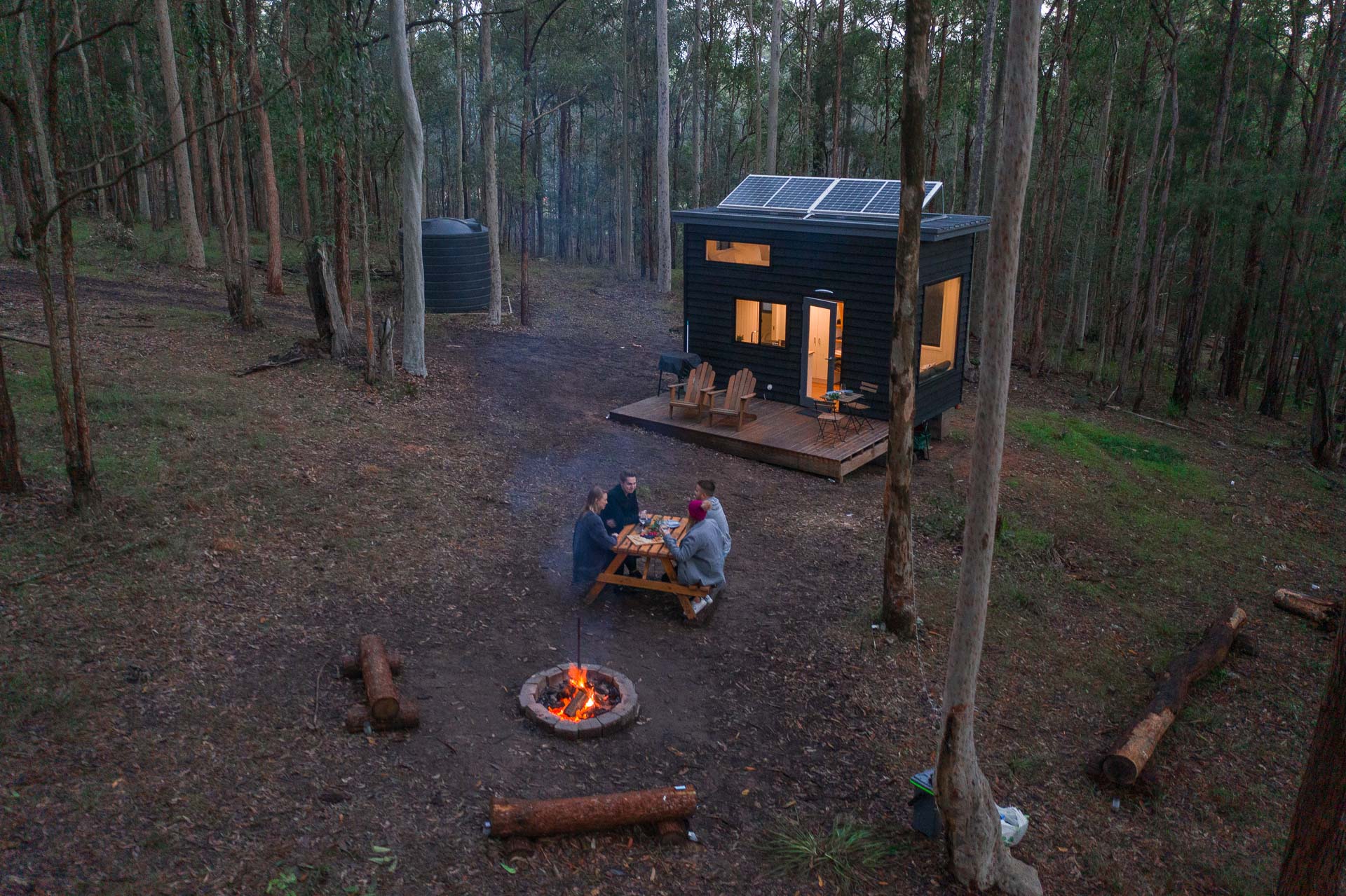 Tiny Robinson, Into the Wild, campsite, tiny home