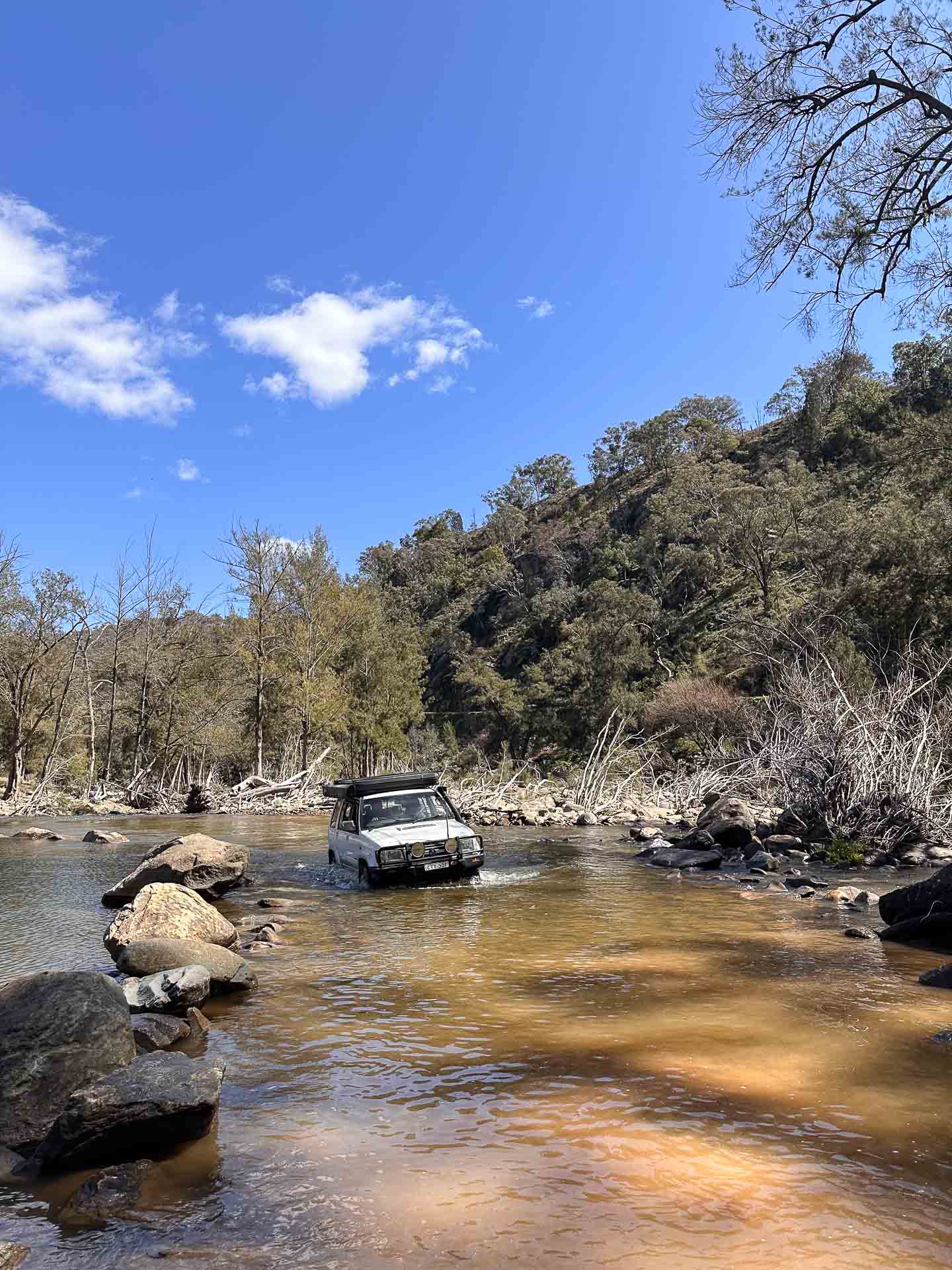 Bridle Track 4WD, Tim Ashelford, Bathurst to Hill End, NSW, river crossing