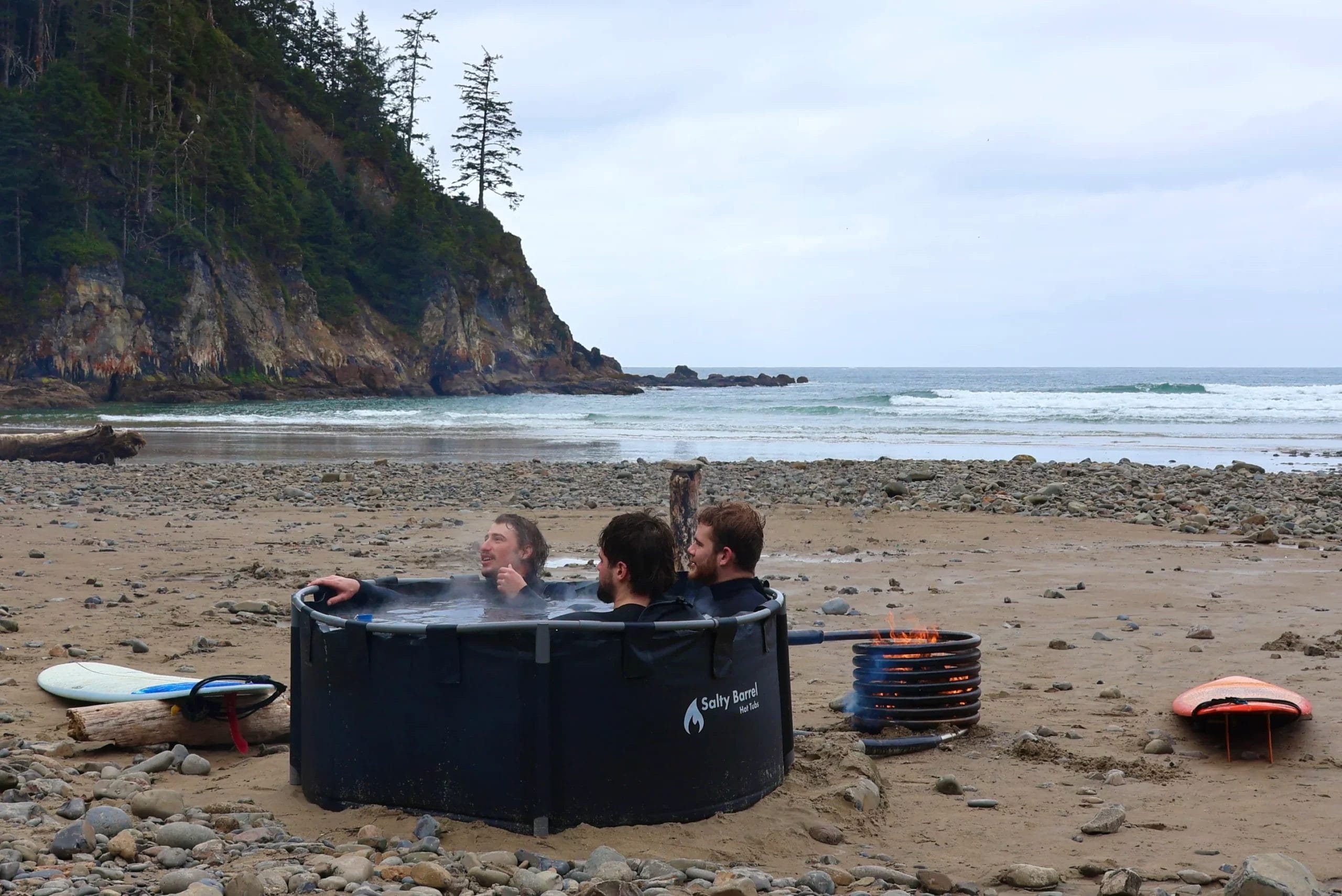 A Portable Wood Fired Hot Tub For The Outdoors - First Look