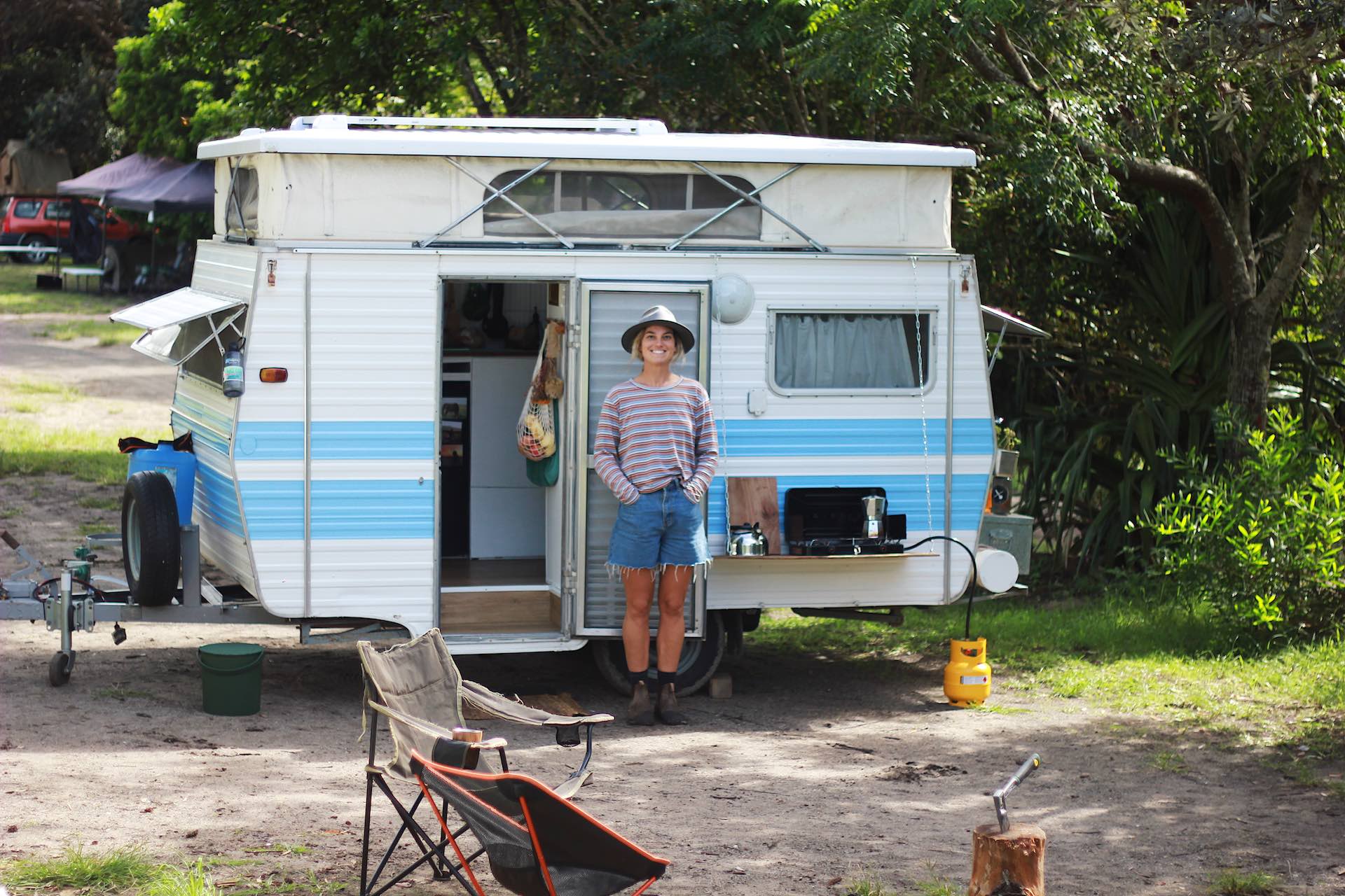 Why I Renovated and Live in a 43-Year-Old Caravan, Georgia Doherty, Yamba, NSW, Red Centre, NT, Caravan,