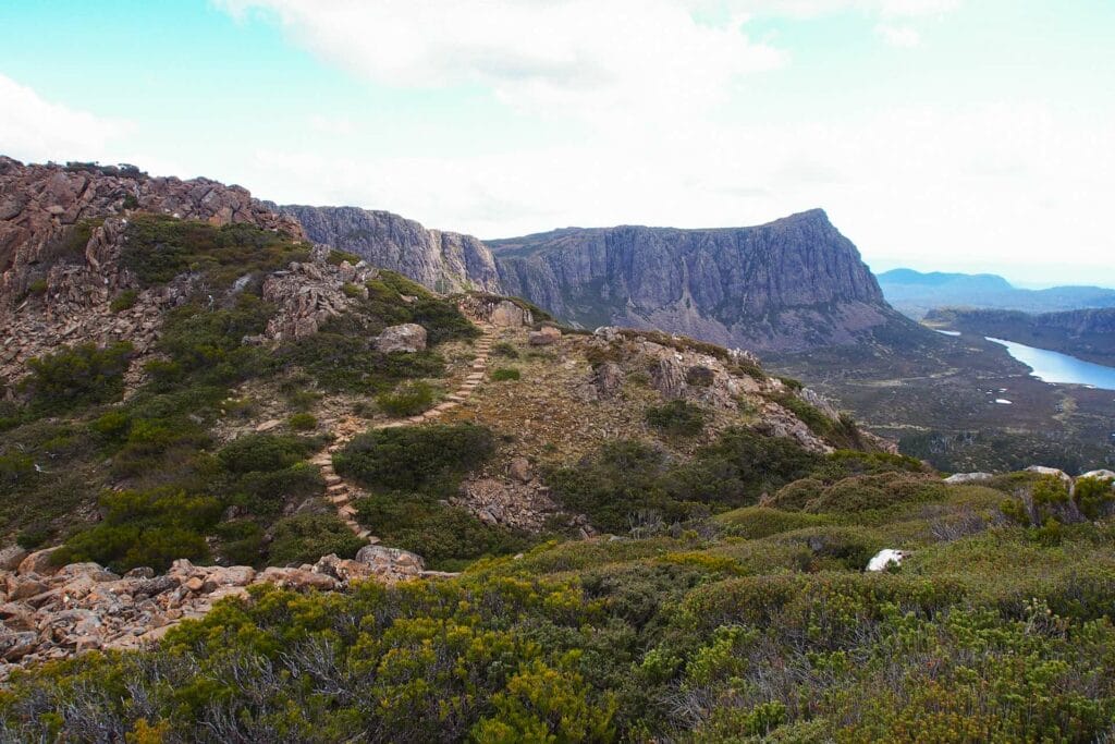 Choose Your Own Adventure in Tasmania’s Walls of Jerusalem National Park, Taylor Dal Ponte, King Davids peak and lake salome, trail up a mountain,