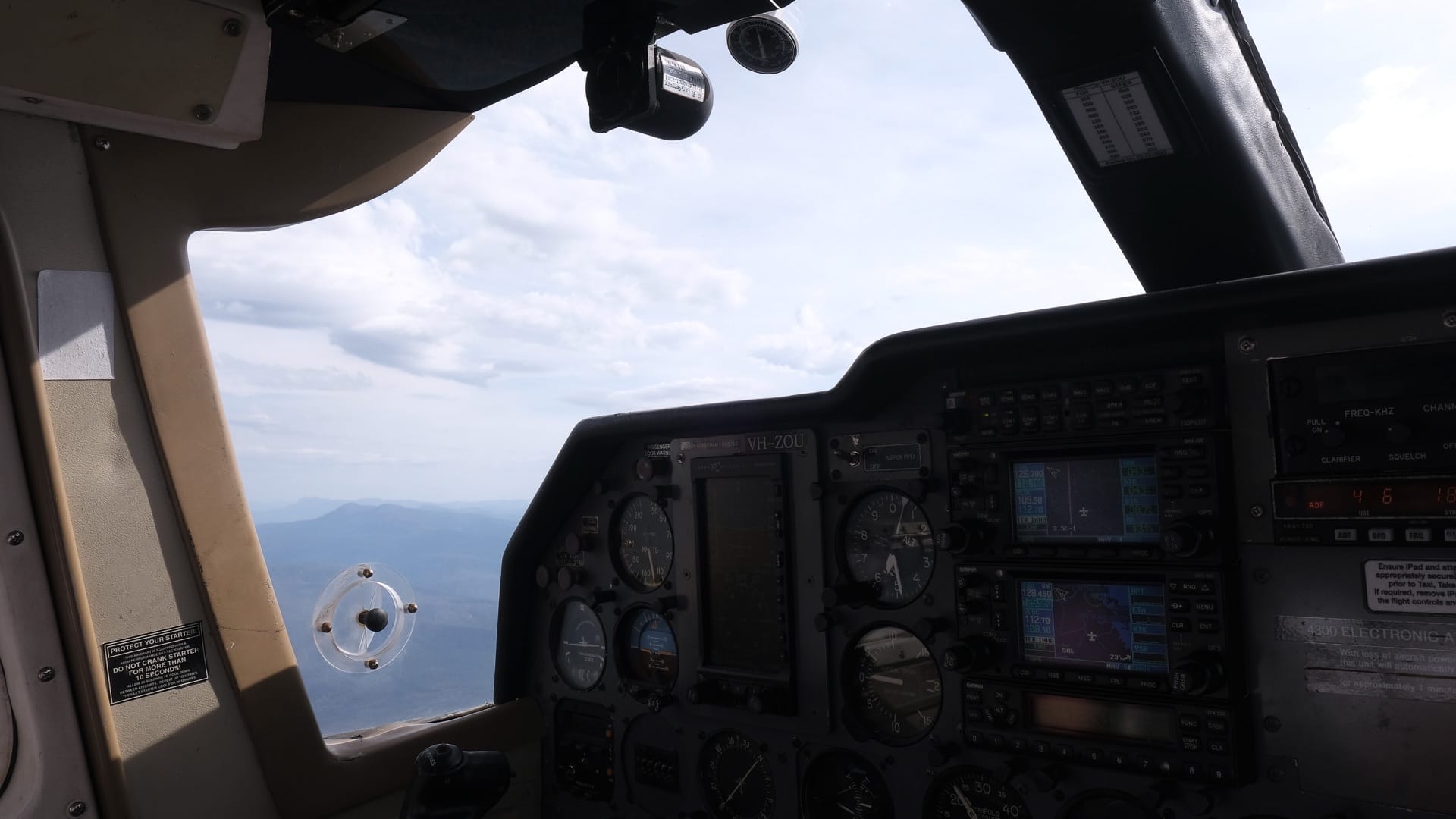 South Coast Track – 5 Days Hiking in Tassie’s Remote Southwest National Park, Alissa Ward, Tasmania, helicopter control panel, helicopter ride