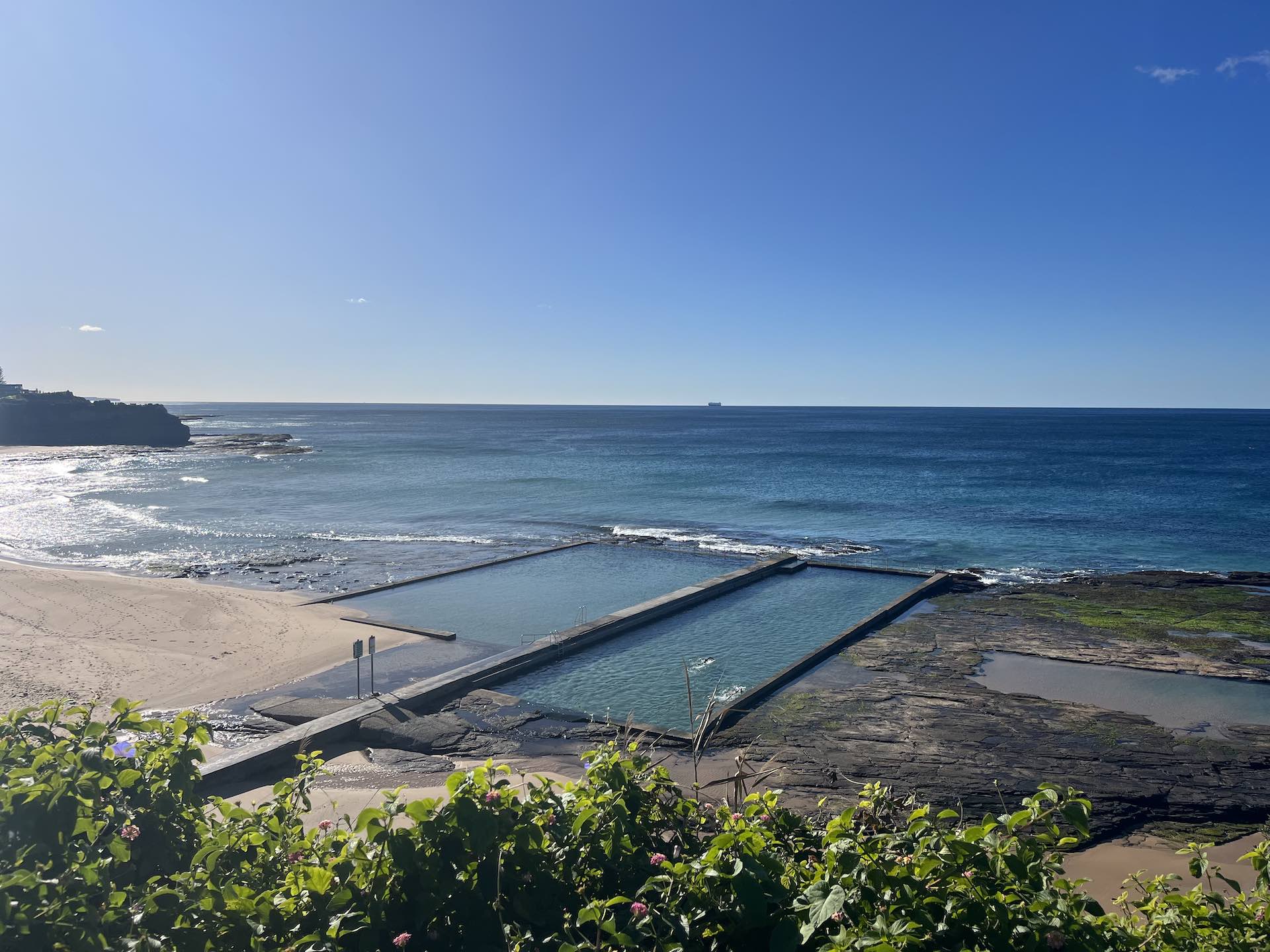 My Pub Crawl Along the Grand Pacific Walk, Steph Lentz, NSW, sea baths, ocean swimming pool, Austinmer Beach