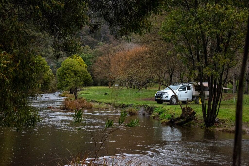 I Swore I'd Never Stay at a Holiday Park Until Now..., Eva Davis-Boermans, Reflections Holiday Park, Wee Jasper, river, camping