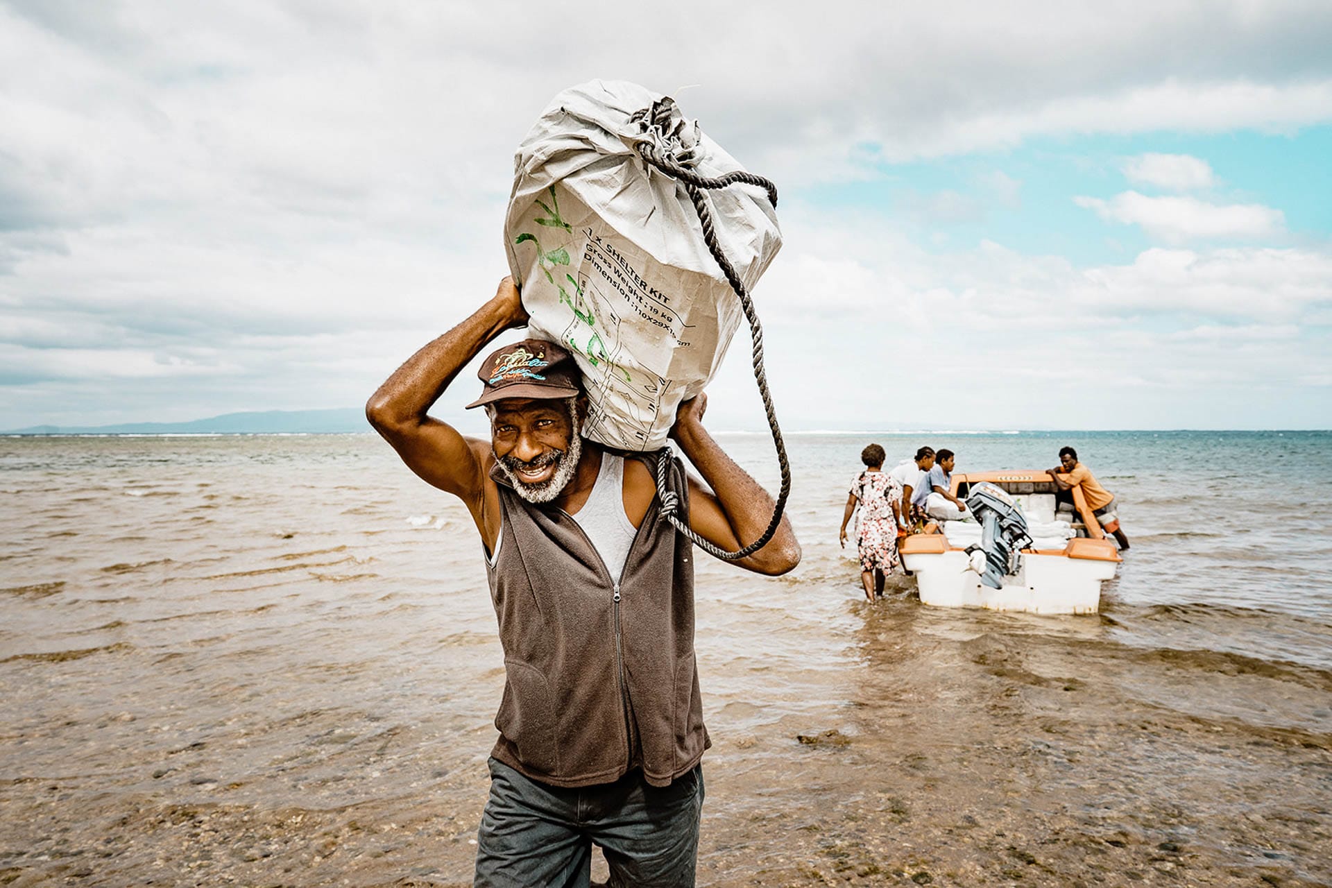 Vanuatu cyclone relief shelterbox