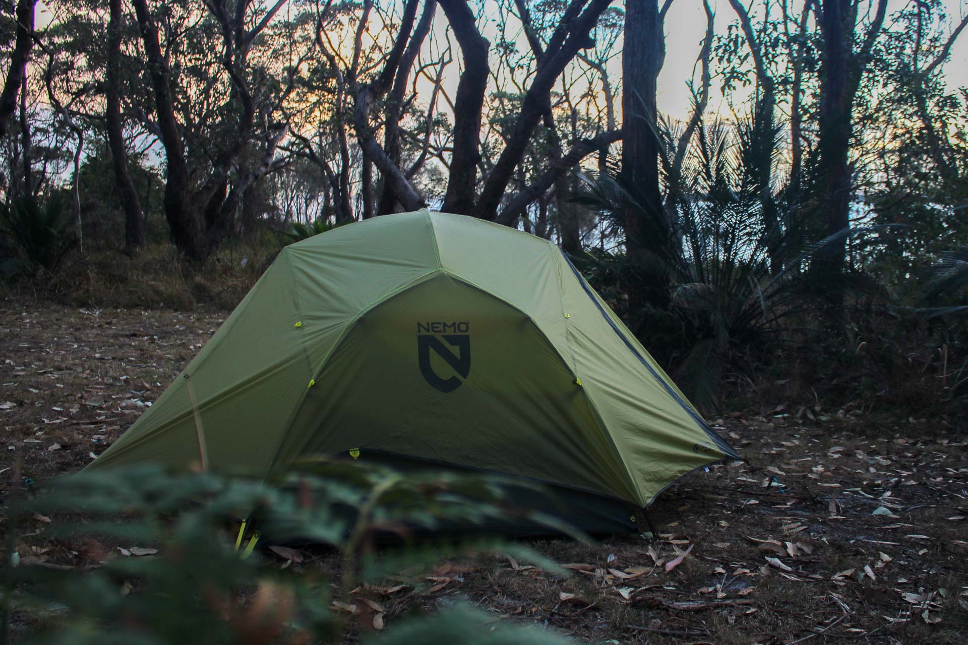 NEMO's OSMO Fabric: Learn to Love the Rain and Save the Planet, NEMO Dragonfly OSMO 2P tent, photos by James Tugwell, camping, tent,
