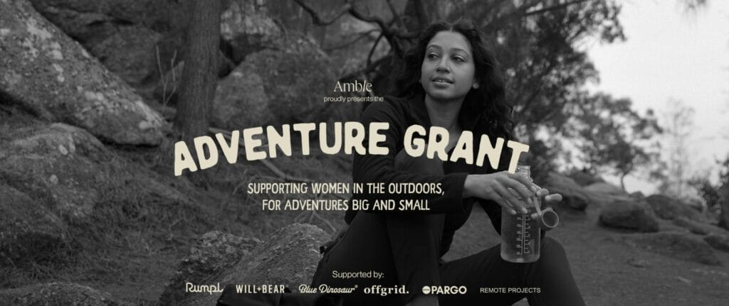 Win With Amble’s Women’s Adventure Grant