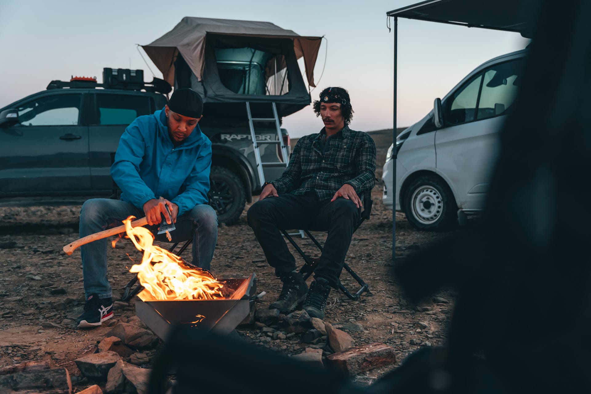 Front Runner Overlanding, car camping, firepit