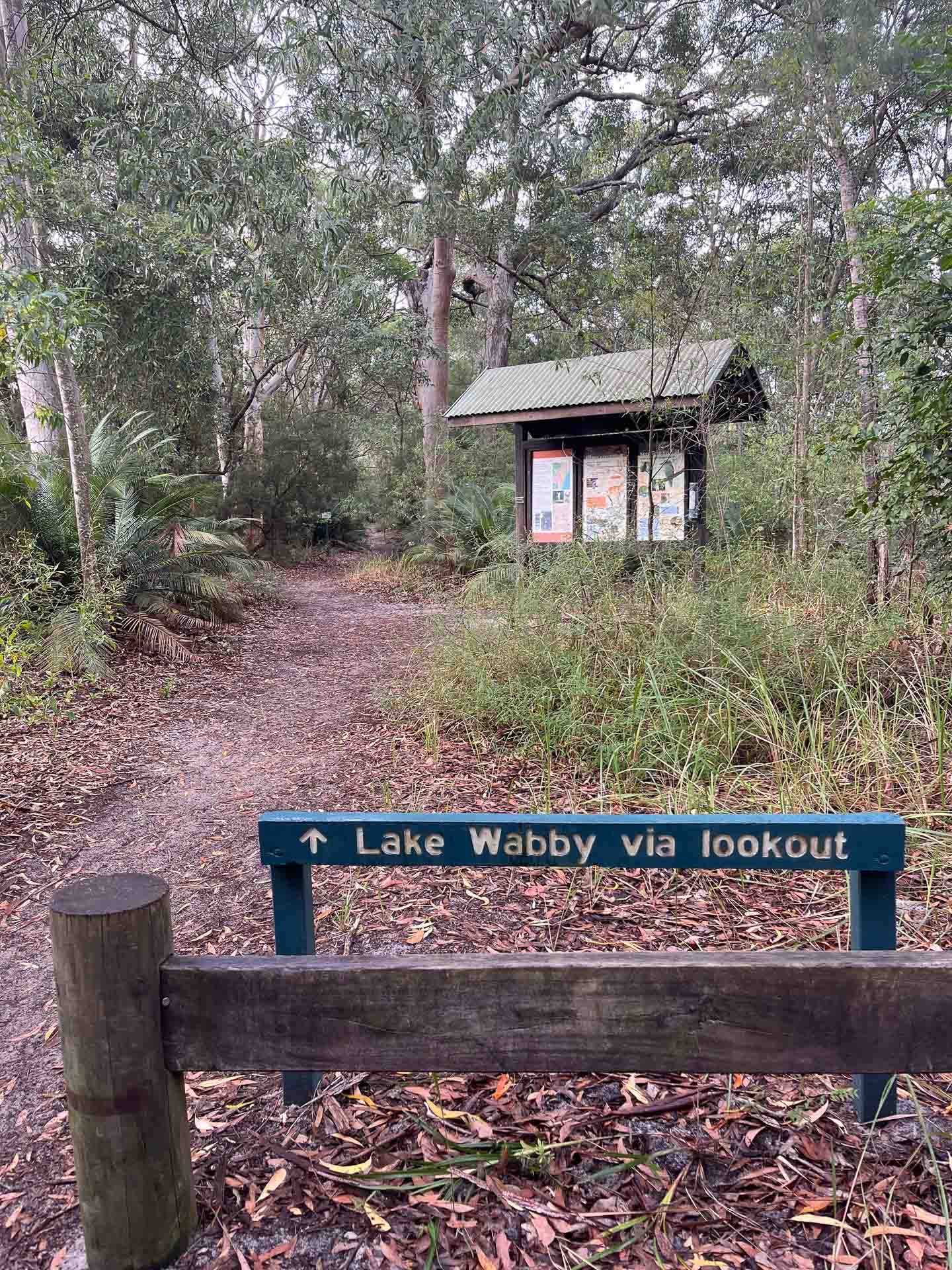 K’gari Great Walk: A 5 Day Walk on the World’s Largest Sand Island, Niamh Curran, Queensland, Lake Webby sign