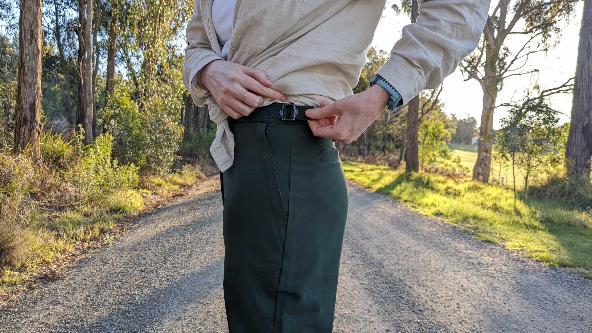 Trail Pants - Green  Sustainable Australian Hiking Pants - Amble
