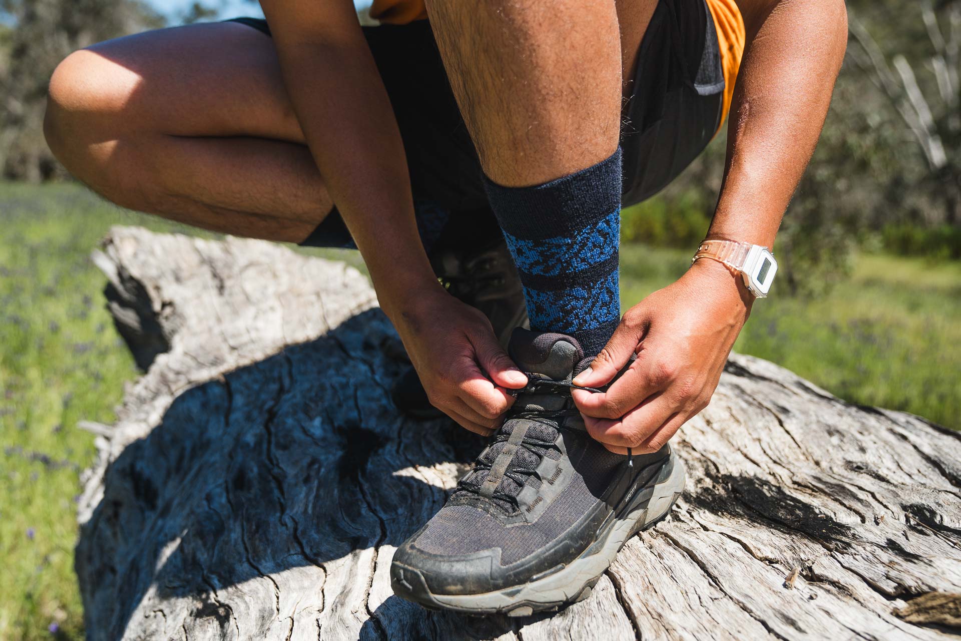 What’s So Good About Wearing Natural Fibres in the Outdoors?, Jono Tan, icebreaker, merino, natural fibres, kitty's gorge, Western Australia, shoe, sock, laces