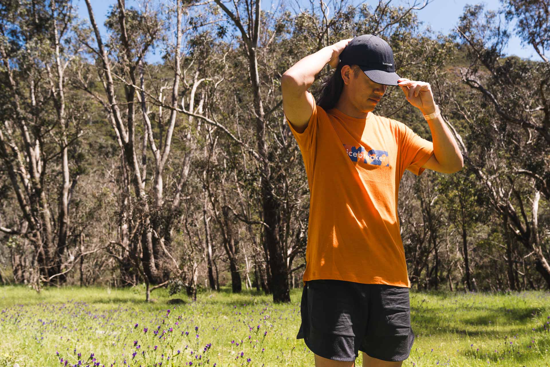 What’s So Good About Wearing Natural Fibres in the Outdoors?, Jono Tan, icebreaker, merino, natural fibres, kitty's gorge, Western Australia, hat